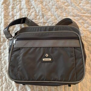 Samsonite Men's Grey and Black Bag